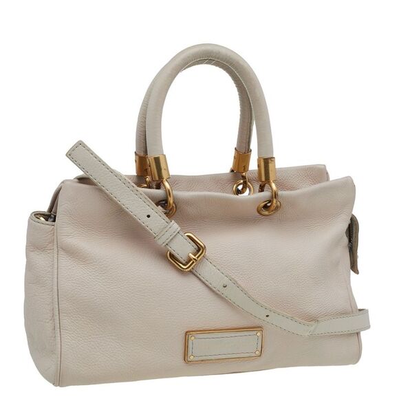 Marc by Marc Jacobs Cream Leather Small Too Hot To Handle Tote - Picture 3 of 4